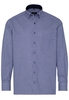 ETERNA LANGARM HEMD COMFORT FIT TWILL BLAU/WEISS KARIERT
