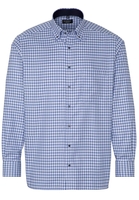 ETERNA LANGARM HEMD COMFORT FIT TWILL BLAU/WEISS KARIERT
