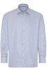 ETERNA LANGARM HEMD COMFORT FIT TWILL BLAU/WEISS STRUKTURIERT