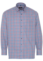 ETERNA LANGARM HEMD COMFORT FIT TWILL BORDEAUX KARIERT