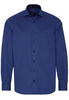 ETERNA LANGARM HEMD COMFORT FIT TWILL DUNKELBLAU BEDRUCKT