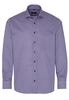 ETERNA LANGARM HEMD COMFORT FIT TWILL DUNKELBLAU BEDRUCKT