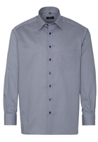 ETERNA LANGARM HEMD COMFORT FIT TWILL GELB/BLAU BEDRUCKT