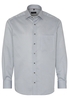 ETERNA LANGARM HEMD COMFORT FIT TWILL GRÜN/BLAU BEDRUCKT