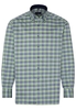 ETERNA LANGARM HEMD COMFORT FIT TWILL GRÜN/BLAU KARIERT