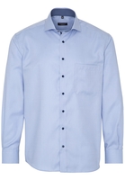 ETERNA LANGARM HEMD COMFORT FIT TWILL HELLBLAU STRUKTURIERT