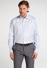 ETERNA LANGARM HEMD COMFORT FIT TWILL HELLBLAU STRUKTURIERT