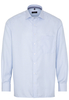 ETERNA LANGARM HEMD COMFORT FIT TWILL HELLBLAU STRUKTURIERT
