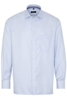 ETERNA LANGARM HEMD COMFORT FIT TWILL HELLBLAU STRUKTURIERT