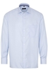 ETERNA LANGARM HEMD COMFORT FIT TWILL HELLBLAU STRUKTURIERT