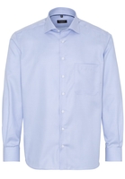 ETERNA LANGARM HEMD COMFORT FIT TWILL HELLBLAU STRUKTURIERT