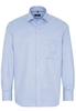 ETERNA LANGARM HEMD COMFORT FIT TWILL HELLBLAU STRUKTURIERT