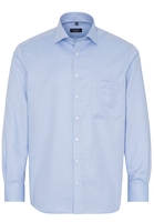 ETERNA LANGARM HEMD COMFORT FIT TWILL HELLBLAU STRUKTURIERT