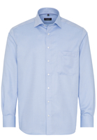ETERNA LANGARM HEMD COMFORT FIT TWILL HELLBLAU STRUKTURIERT