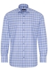 ETERNA LANGARM HEMD MODERN FIT COOL SHIRT TWILL BLAU KARIERT