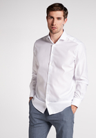 ETERNA LANGARM HEMD MODERN FIT COOL SHIRT TWILL WEISS UNIFARBEN