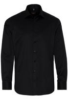 ETERNA LANGARM HEMD MODERN FIT COVER SHIRT TWILL SCHWARZ UNIFARBEN