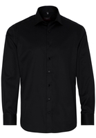 ETERNA LANGARM HEMD MODERN FIT COVER SHIRT TWILL SCHWARZ UNIFARBEN