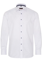 ETERNA LANGARM HEMD MODERN FIT FISCHGRAT WEISS STRUKTURIERT