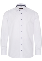 ETERNA LANGARM HEMD MODERN FIT FISCHGRAT WEISS STRUKTURIERT