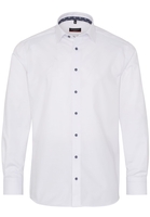 ETERNA LANGARM HEMD MODERN FIT FISCHGRAT WEISS STRUKTURIERT
