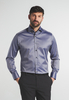 ETERNA LANGARM HEMD MODERN FIT GENTLE SHIRT TWILL GRAU UNIFARBEN