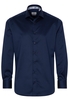 ETERNA LANGARM HEMD MODERN FIT GENTLE SHIRT TWILL MARINEBLAU UNIFARBEN