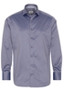 ETERNA LANGARM HEMD MODERN FIT GENTLE SHIRT TWILL SILBERGRAU UNIFARBEN