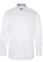 ETERNA LANGARM HEMD MODERN FIT GENTLE SHIRT TWILL WEISS UNIFARBEN