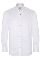 ETERNA LANGARM HEMD MODERN FIT GENTLE SHIRT TWILL WEISS UNIFARBEN