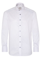 ETERNA LANGARM HEMD MODERN FIT GENTLE SHIRT TWILL WEISS UNIFARBEN