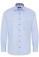 ETERNA LANGARM HEMD MODERN FIT HELLBLAU STRUKTURIERT