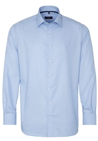 ETERNA LANGARM HEMD MODERN FIT HELLBLAU STRUKTURIERT