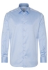 ETERNA LANGARM HEMD MODERN FIT HELLBLAU STRUKTURIERT