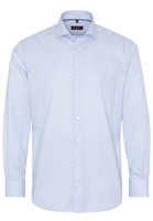 ETERNA LANGARM HEMD MODERN FIT KETTLANCÉ HELLBLAU STRUKTURIERT
