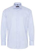 ETERNA LANGARM HEMD MODERN FIT KETTLANCÉ HELLBLAU STRUKTURIERT