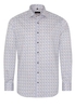 ETERNA LANGARM HEMD MODERN FIT LOTUS SHIRT TWILL BLAU/WEISS/BEIGE