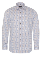 ETERNA LANGARM HEMD MODERN FIT LOTUS SHIRT TWILL BLAU/WEISS/BEIGE