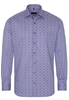 ETERNA LANGARM HEMD MODERN FIT LOTUS SHIRT TWILL PINK/BLAU BEDRUCKT