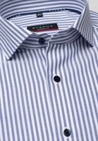 ETERNA LANGARM HEMD MODERN FIT NATTÉ BLAU/WEISS GESTREIFT
