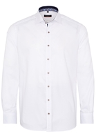 ETERNA LANGARM HEMD MODERN FIT NATTÉ WEISS STRUKTURIERT