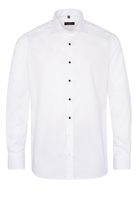 ETERNA LANGARM HEMD MODERN FIT NATTÉ WEISS STRUKTURIERT