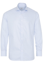 ETERNA LANGARM HEMD MODERN FIT NEVER IRON SHIRT TWILL HELLBLAU
