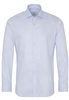 ETERNA LANGARM HEMD MODERN FIT NEVER IRON SHIRT TWILL HELLBLAU