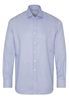 ETERNA LANGARM HEMD MODERN FIT NEVER IRON SHIRT TWILL HELLBLAU/WEISS