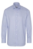 ETERNA LANGARM HEMD MODERN FIT NEVER IRON SHIRT TWILL HELLBLAU/WEISS