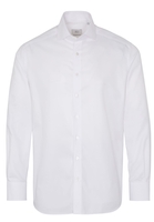 ETERNA LANGARM HEMD MODERN FIT NEVER IRON SHIRT TWILL WEISS