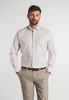 ETERNA LANGARM HEMD MODERN FIT OXFORD BEIGE/WEISS GESTREIFT