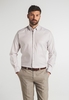 ETERNA LANGARM HEMD MODERN FIT OXFORD BEIGE/WEISS GESTREIFT