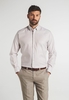 ETERNA LANGARM HEMD MODERN FIT OXFORD BEIGE/WEISS GESTREIFT